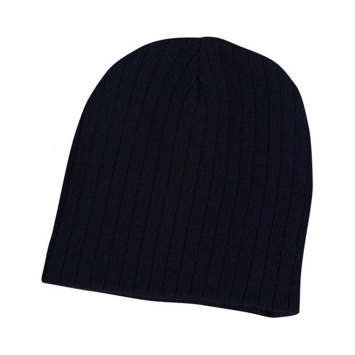 WORKWEAR, SAFETY & CORPORATE CLOTHING SPECIALISTS Acrylic knit beanie with cable row feature