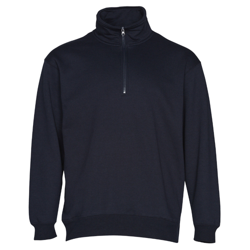 WORKWEAR, SAFETY & CORPORATE CLOTHING SPECIALISTS - 1/2 zip collar fleecy sweat