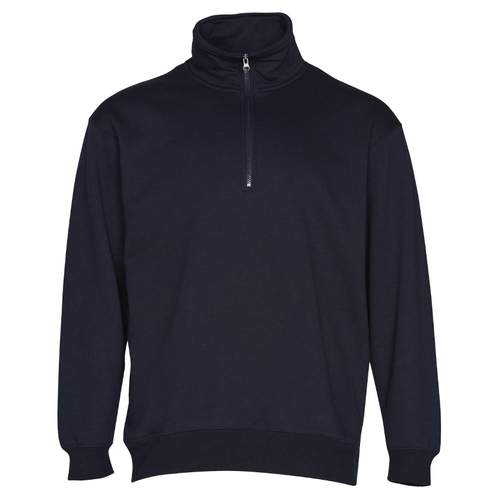 WORKWEAR, SAFETY & CORPORATE CLOTHING SPECIALISTS 1/2 zip collar fleecy sweat