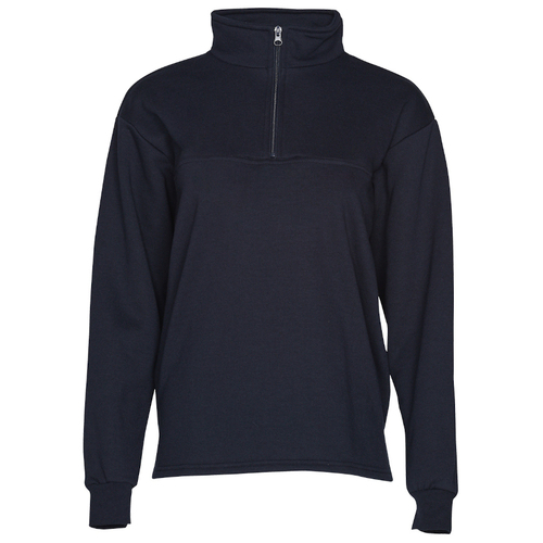 WORKWEAR, SAFETY & CORPORATE CLOTHING SPECIALISTS - Kid's 1/2 zip collar fleecy sweat