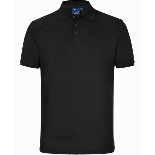 WORKWEAR, SAFETY & CORPORATE CLOTHING SPECIALISTS mens tight pique knit S/S polo