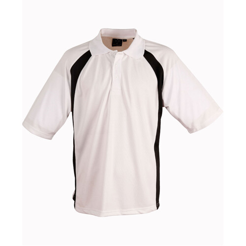 WORKWEAR, SAFETY & CORPORATE CLOTHING SPECIALISTS - Men's CoolDry Micro-mesh Contrast Colour Polo