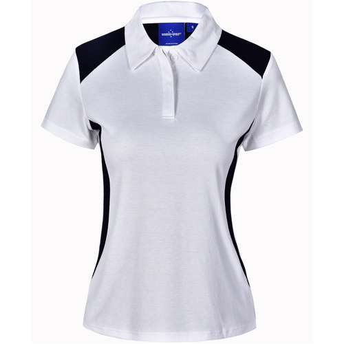 WORKWEAR, SAFETY & CORPORATE CLOTHING SPECIALISTS - Ladies' Truedry S/S Contrast Polo