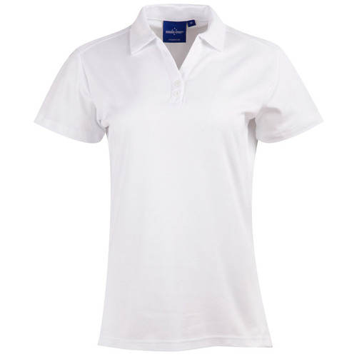 WORKWEAR, SAFETY & CORPORATE CLOTHING SPECIALISTS - Ladies' Cotton Back Truedry S/S Polo