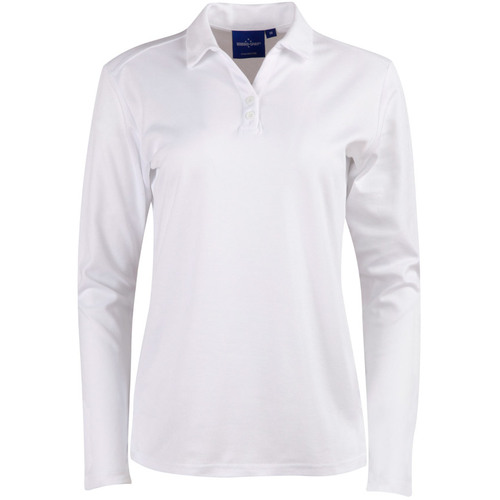 WORKWEAR, SAFETY & CORPORATE CLOTHING SPECIALISTS - Ladies TrueDry   Long Sleeve Polo