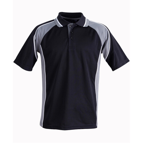 WORKWEAR, SAFETY & CORPORATE CLOTHING SPECIALISTS - mens mini waffle coold polo