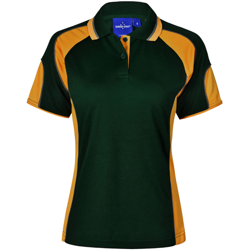 WORKWEAR, SAFETY & CORPORATE CLOTHING SPECIALISTS Ladies' Cooldry Contrast Polo With Sleeve Panel