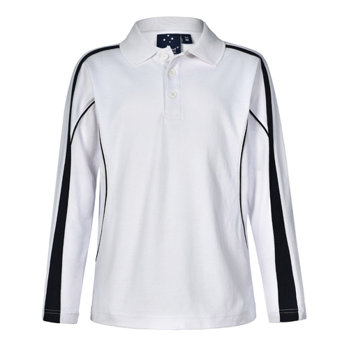 WORKWEAR, SAFETY & CORPORATE CLOTHING SPECIALISTS - Kids' TrueDry Long Sleeve Polo