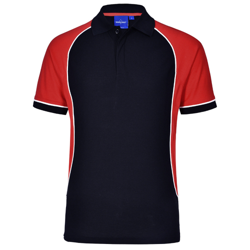 WORKWEAR, SAFETY & CORPORATE CLOTHING SPECIALISTS - Men's TrueDry Tri-colour S/S Pique Polo