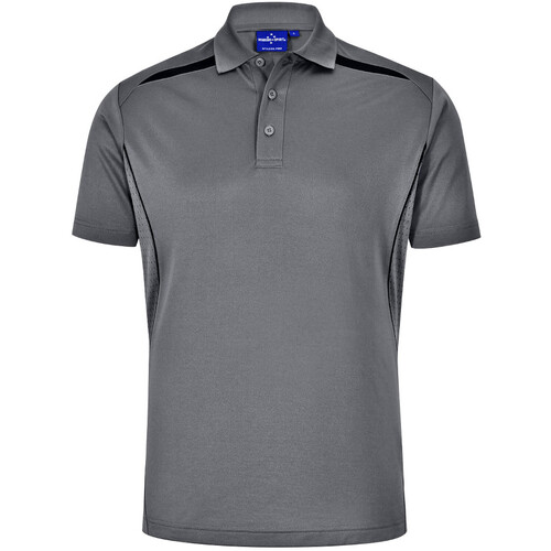 WORKWEAR, SAFETY & CORPORATE CLOTHING SPECIALISTS - Men's Sustainable Poly/Cotton Contrast S/S Polo