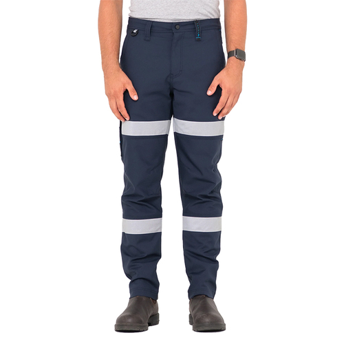 WORKWEAR, SAFETY & CORPORATE CLOTHING SPECIALISTS - TR245R 9 POCKET STRETCH PANT REFLECT