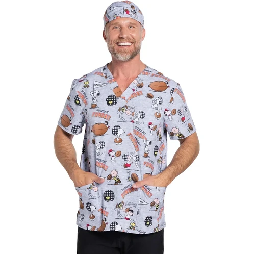 WORKWEAR, SAFETY & CORPORATE CLOTHING SPECIALISTS Unisex Scrubs Hat-Snoopy Funday-One Size