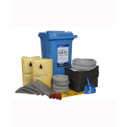 WORKWEAR, SAFETY & CORPORATE CLOTHING SPECIALISTS 240 ltr Standard general purpose spill kit-Blue-240L