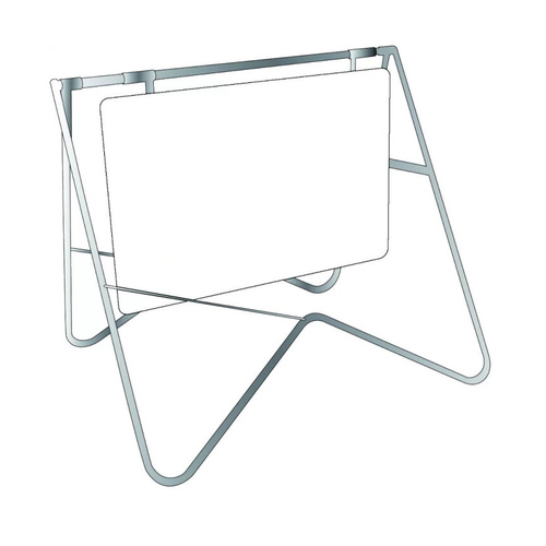 WORKWEAR, SAFETY & CORPORATE CLOTHING SPECIALISTS 900x600mm Swing Stand (Sign Not Included)-Steel-900x600mm