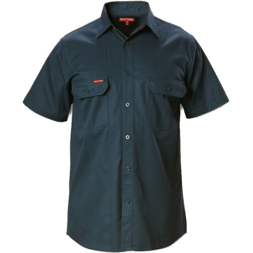 WORKWEAR, SAFETY & CORPORATE CLOTHING SPECIALISTS - Foundations - Cotton Drill Shirt Short Sleeve