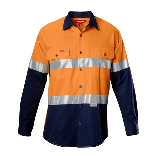 WORKWEAR, SAFETY & CORPORATE CLOTHING SPECIALISTS Koolgear - Hi-Vis Two Tone Ventilated Shirt LS