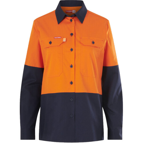 WORKWEAR, SAFETY & CORPORATE CLOTHING SPECIALISTS WM LS HV 2TVNT SHIRT